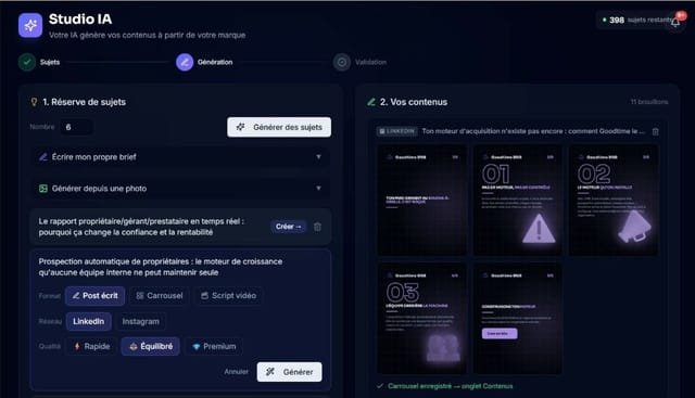 Postorico : Studio IA